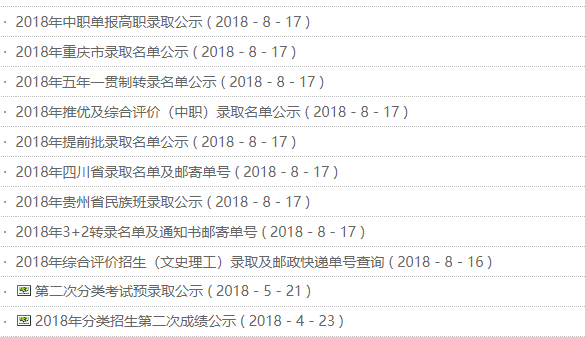 毕节职业技术学院录取名单